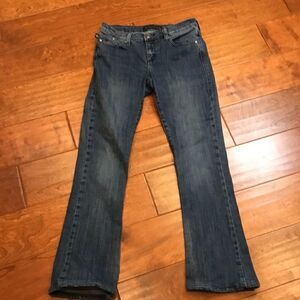 Rock & Republic Straight Leg Dark Wash Denim Jeans Size 8